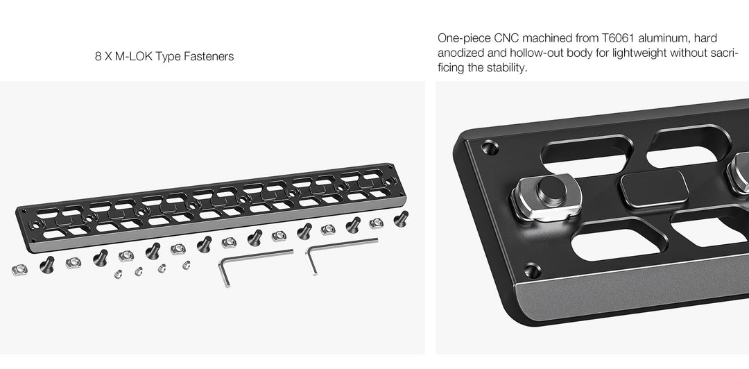 Leofoto GSP M-Lok Arca Quick Release Rails