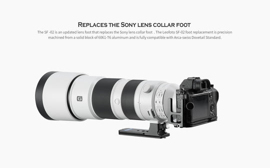 Leofoto Replacement Lens Feet for Sony