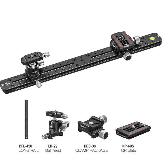 Leofoto FDM-04 Binocular Rangefinder Rail Kit