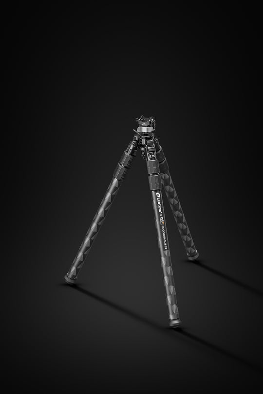 Leofoto X Mountain Forged Juggernaut S3 Carbon Fibre Rifle Sport Tripod Kit