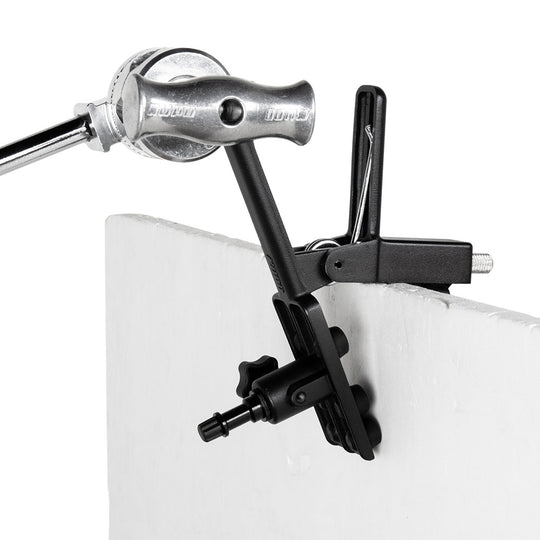 Kupo KCP-550 Adjustable Gaffer Grip – Spring Grip Clamp with Two 16mm Studs