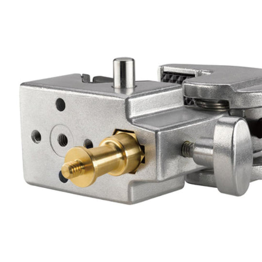Kupo KCP-710 Super Convi Clamp – Mafer / Super Clamp, Chrome (Stud Sold Separately)