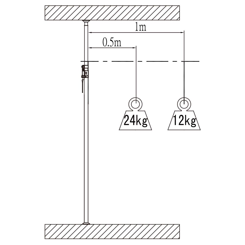 Kupo Kupole Pole Cat – Spring-Loaded Support Pole, 159–270cm