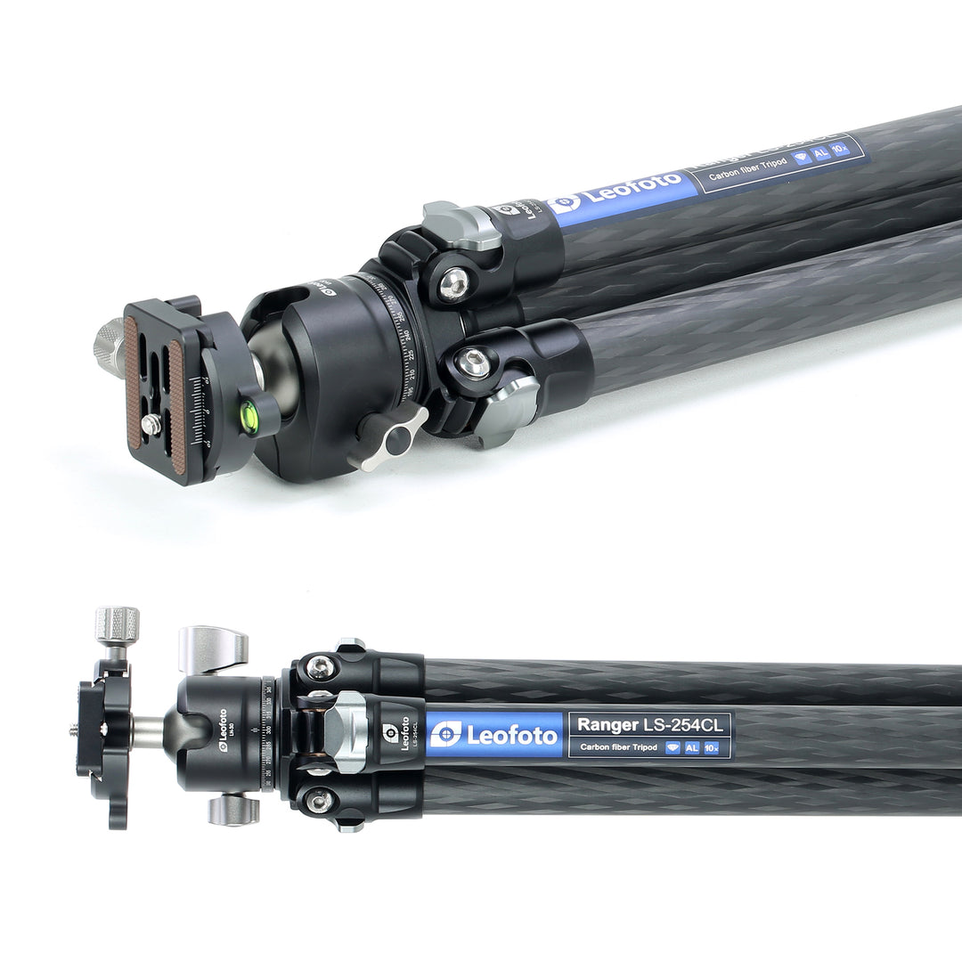Leofoto Ranger LS-254CL Extra Long Carbon Fiber Tripod Kit