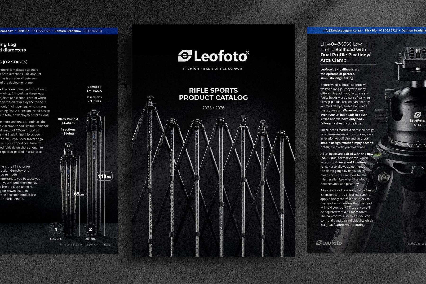Leofoto Rifle Sports Catalog Landscapegear