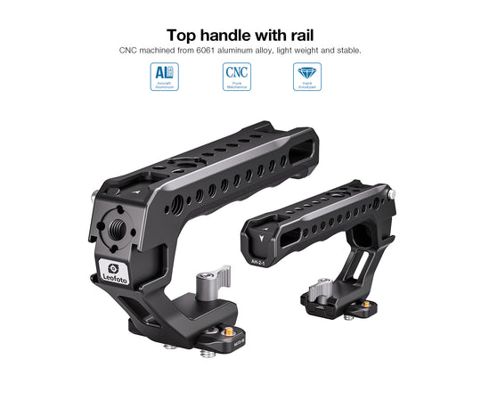 Leofoto AH-2-1 Top Handle | NATO/Picatinny Rail