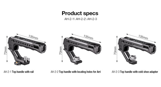 Leofoto AH-2-1 Top Handle | NATO/Picatinny Rail