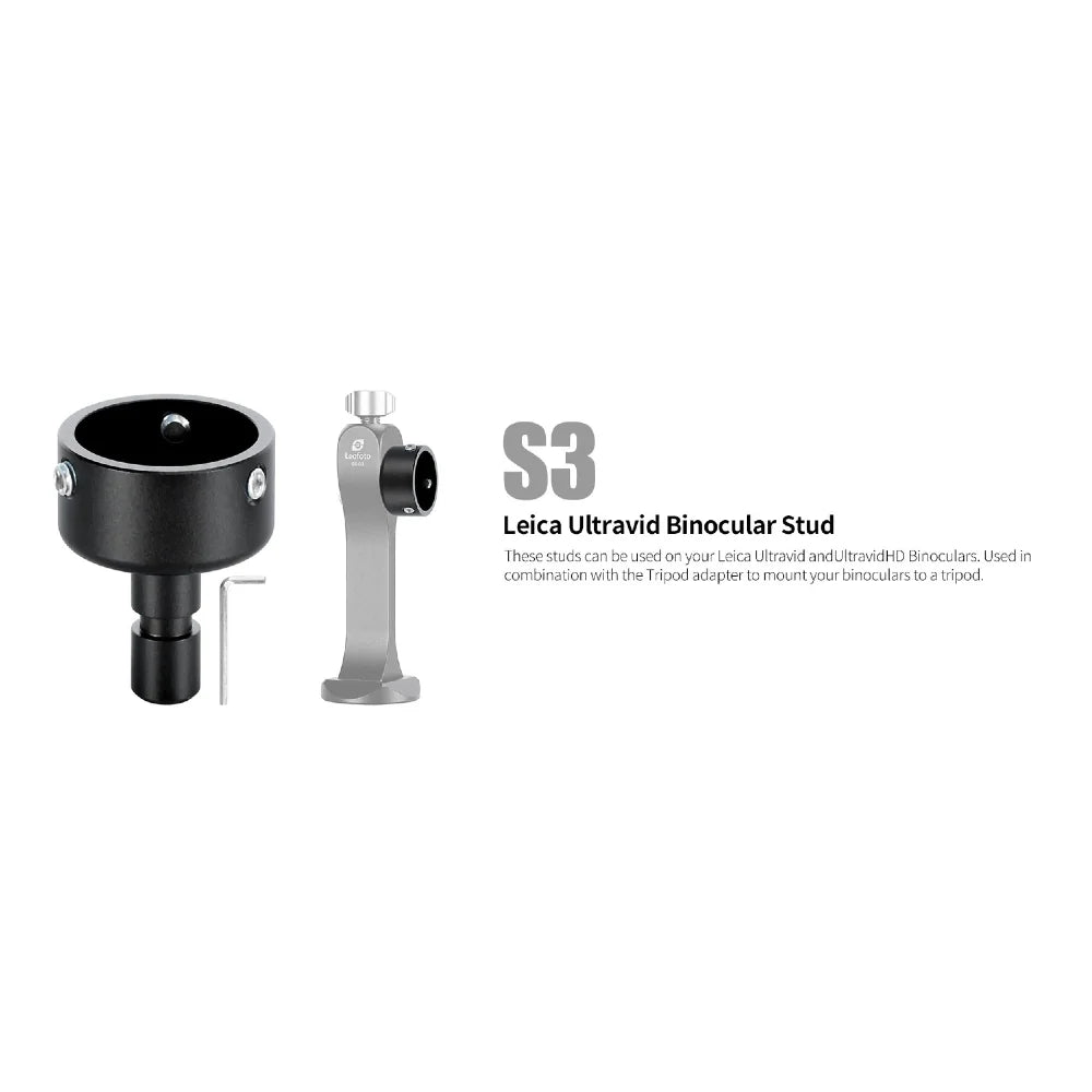 Leofoto BC-03 Binocular Adapter Tray with Arca Swiss Foot