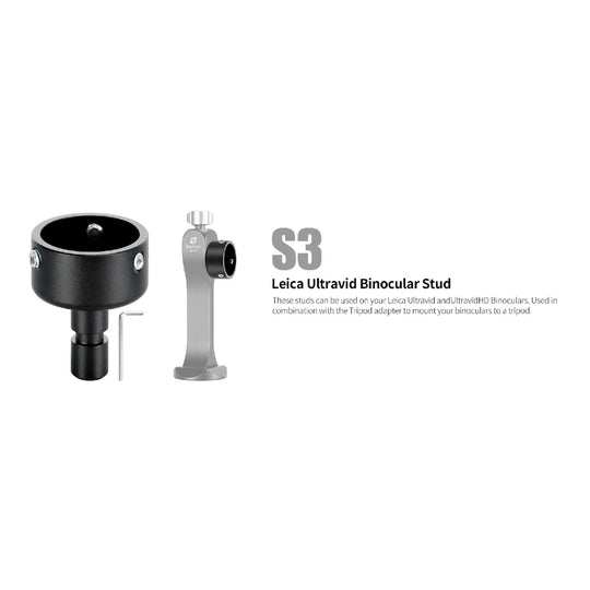 Leofoto BC-03 Binocular Adapter Tray with Arca Swiss Foot