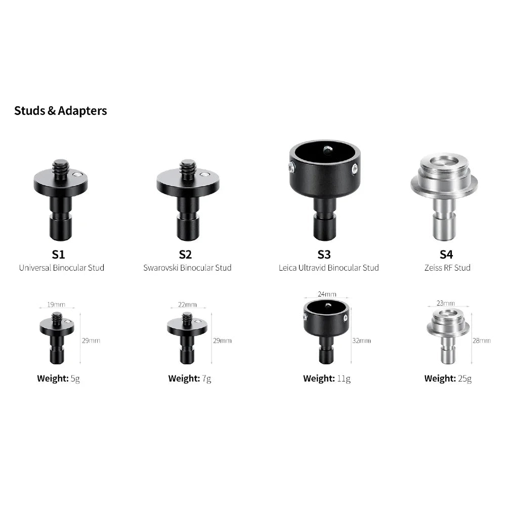 Leofoto BC-03 Binocular Adapter Tray with Arca Swiss Foot