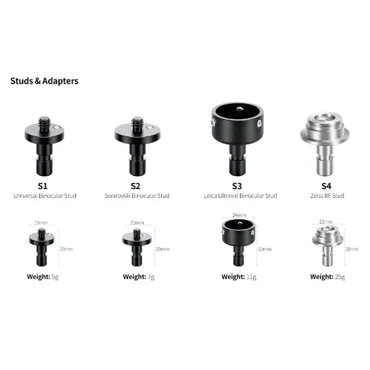 Leofoto BC-03 Binocular Adapter Tray with Arca Swiss Foot
