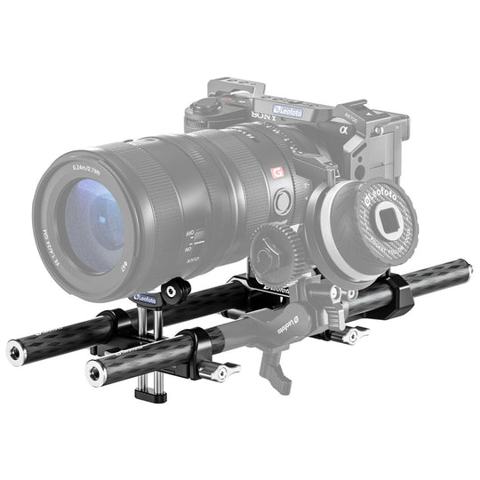 Leofoto BP-01 Universal Base Plate with Dual Carbon Fiber Rods