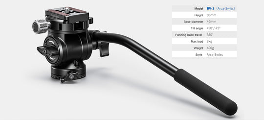 Leofoto BV-1 Mini Fluid Head