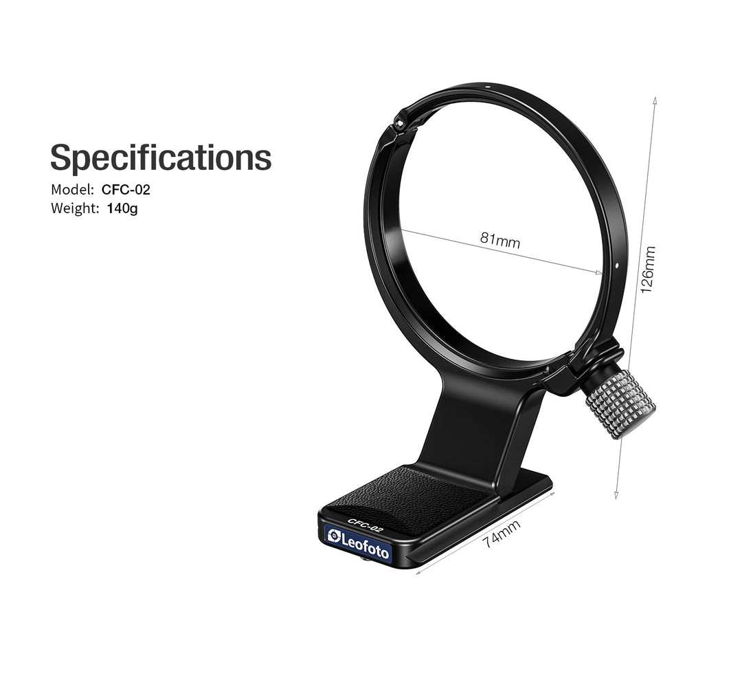 Leofoto CFC-02 Replacement Lens Collar for Canon RF 70-200mm F2.8 L IS USM