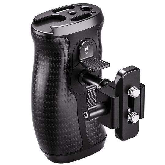 Leofoto CH-5L &amp; CH-5R Carbon Fiber side handle with rail