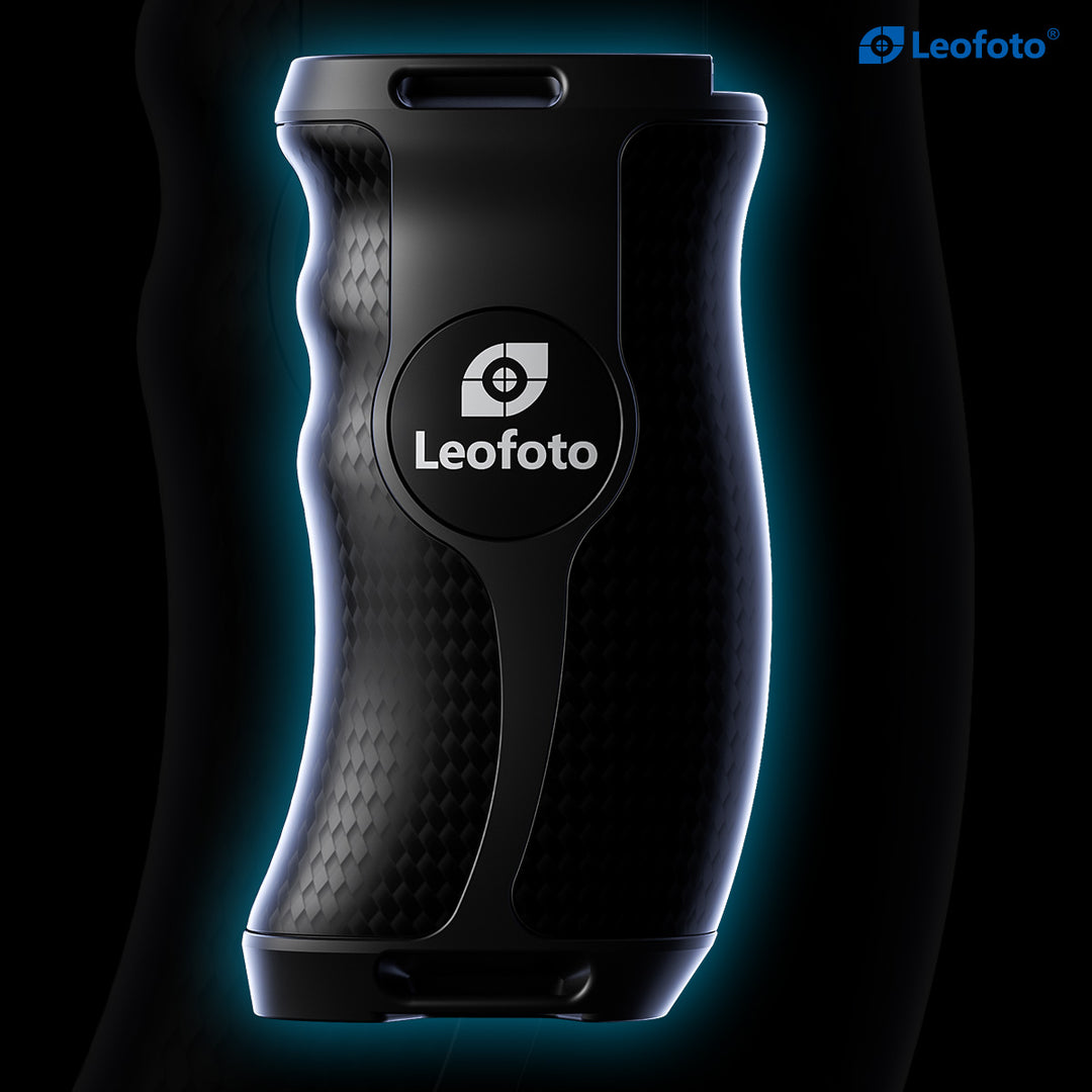 Leofoto CH-5L &amp; CH-5R Carbon Fiber side handle with rail