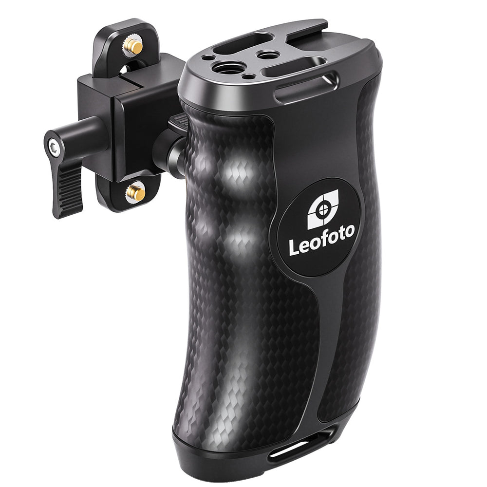 Leofoto CH-5L & CH-5R Carbon Fiber side handle with rail