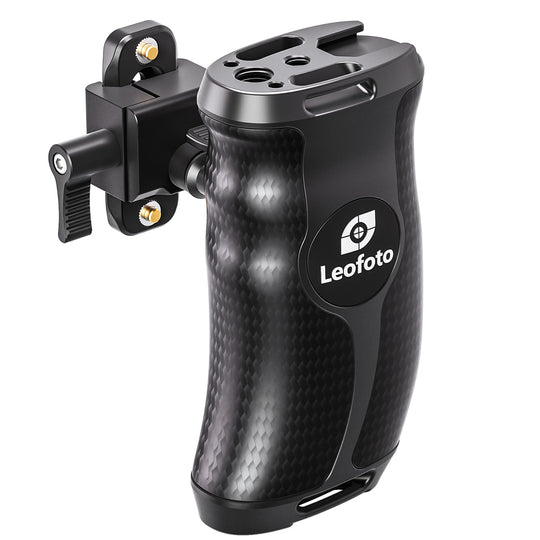 Leofoto CH-5L &amp; CH-5R Carbon Fiber side handle with rail