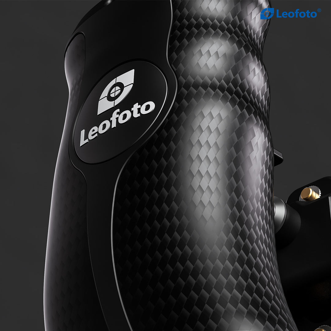 Leofoto CH-5L &amp; CH-5R Carbon Fiber side handle with rail