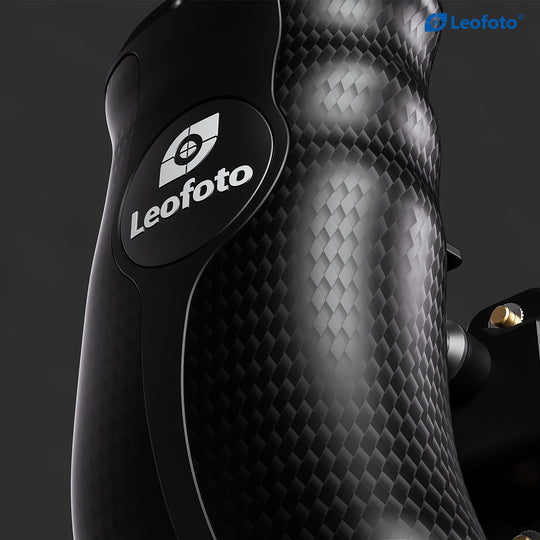 Leofoto CH-5L &amp; CH-5R Carbon Fiber side handle with rail