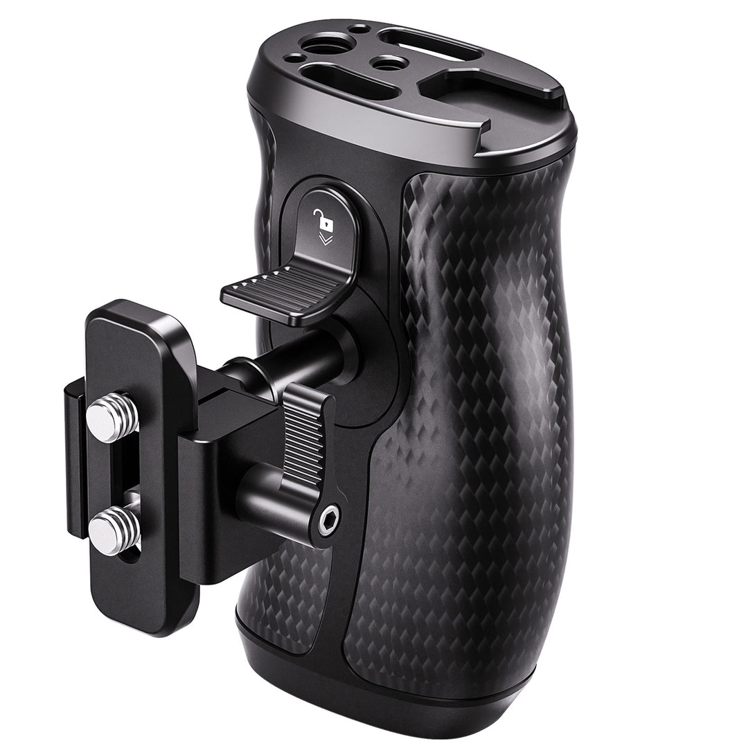 Leofoto CH-5L &amp; CH-5R Carbon Fiber side handle with rail