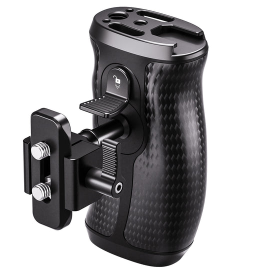 Leofoto CH-5L &amp; CH-5R Carbon Fiber side handle with rail