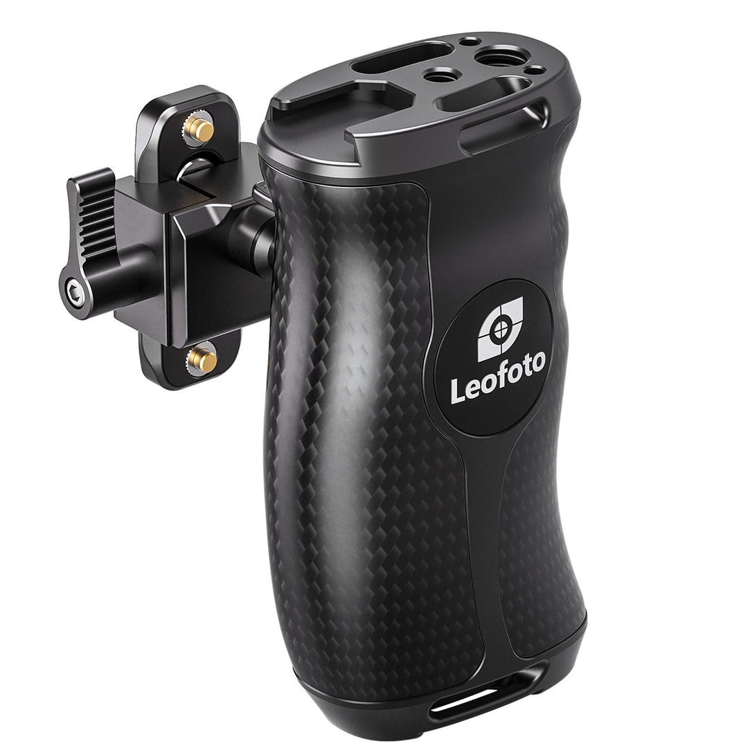 Leofoto CH-5L &amp; CH-5R Carbon Fiber side handle with rail