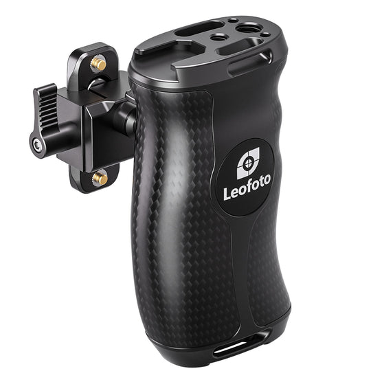 Leofoto CH-5L &amp; CH-5R Carbon Fiber side handle with rail