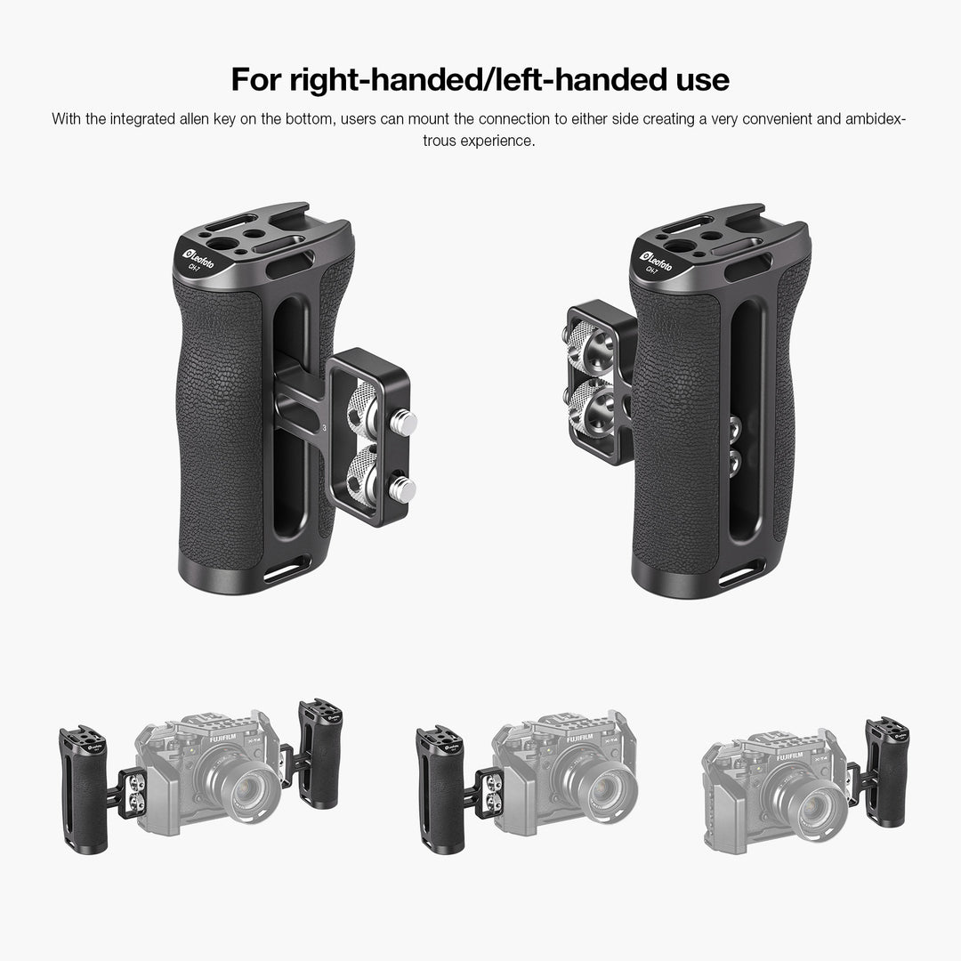Leofoto CH-7-3 Universal Side Handle | 1/4”-20 Mount