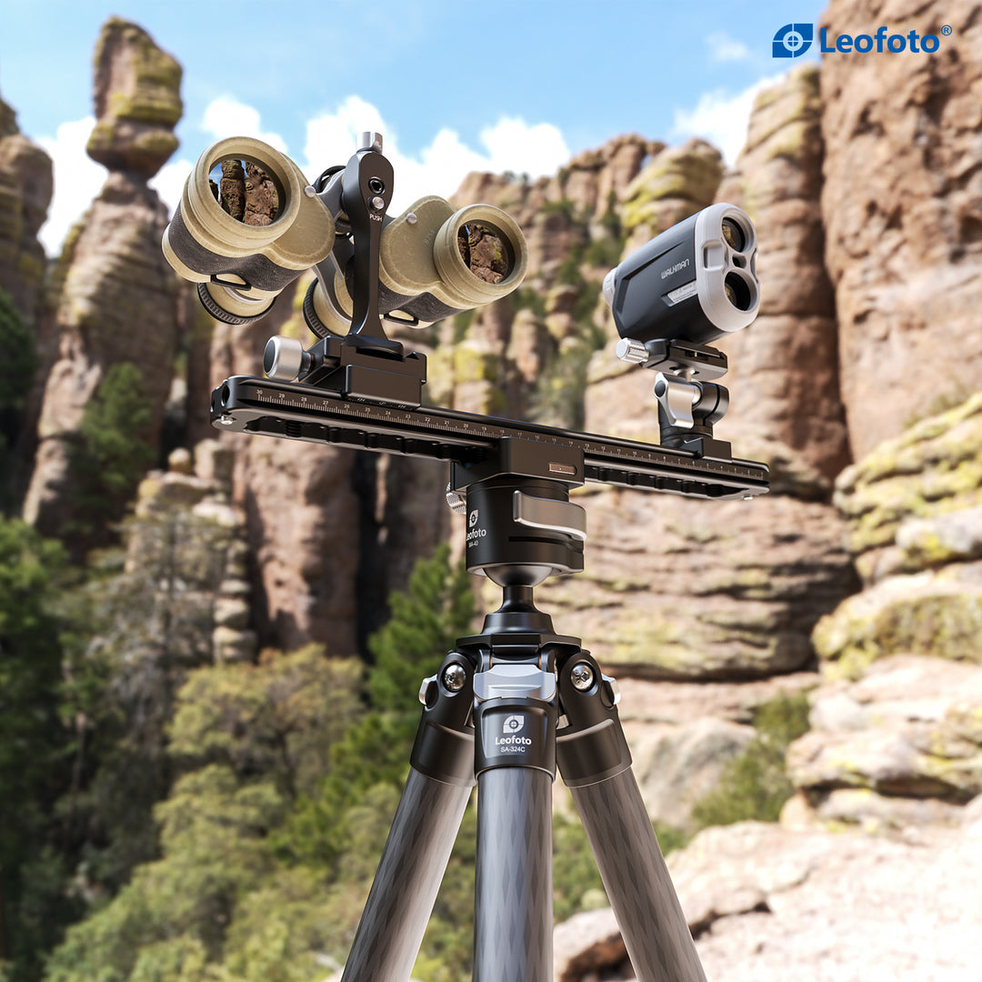 Leofoto FDM-03 Binocular &amp; Rangefinder Rail Kit