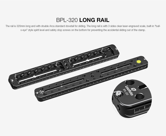 Leofoto FDM-03 Binocular &amp; Rangefinder Rail Kit