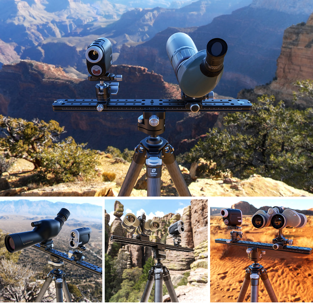 Leofoto FDM-04 Binocular Rangefinder Rail Kit