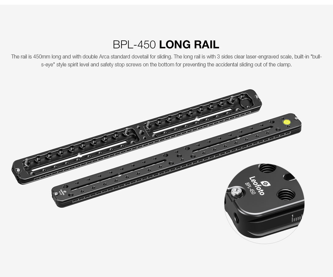 Leofoto FDM-04 Binocular Rangefinder Rail Kit