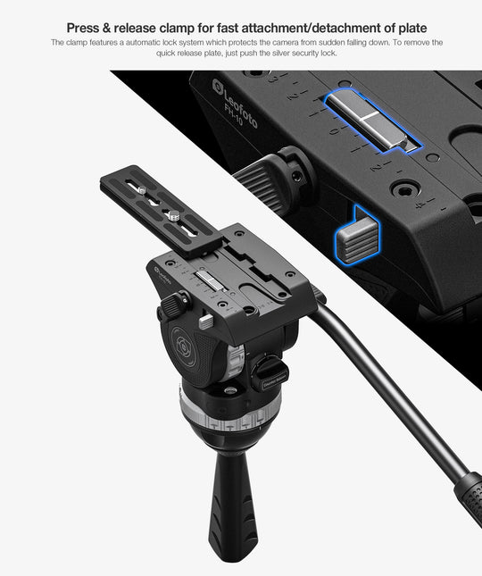 Leofoto FH-10 Professional Fluid Video Head