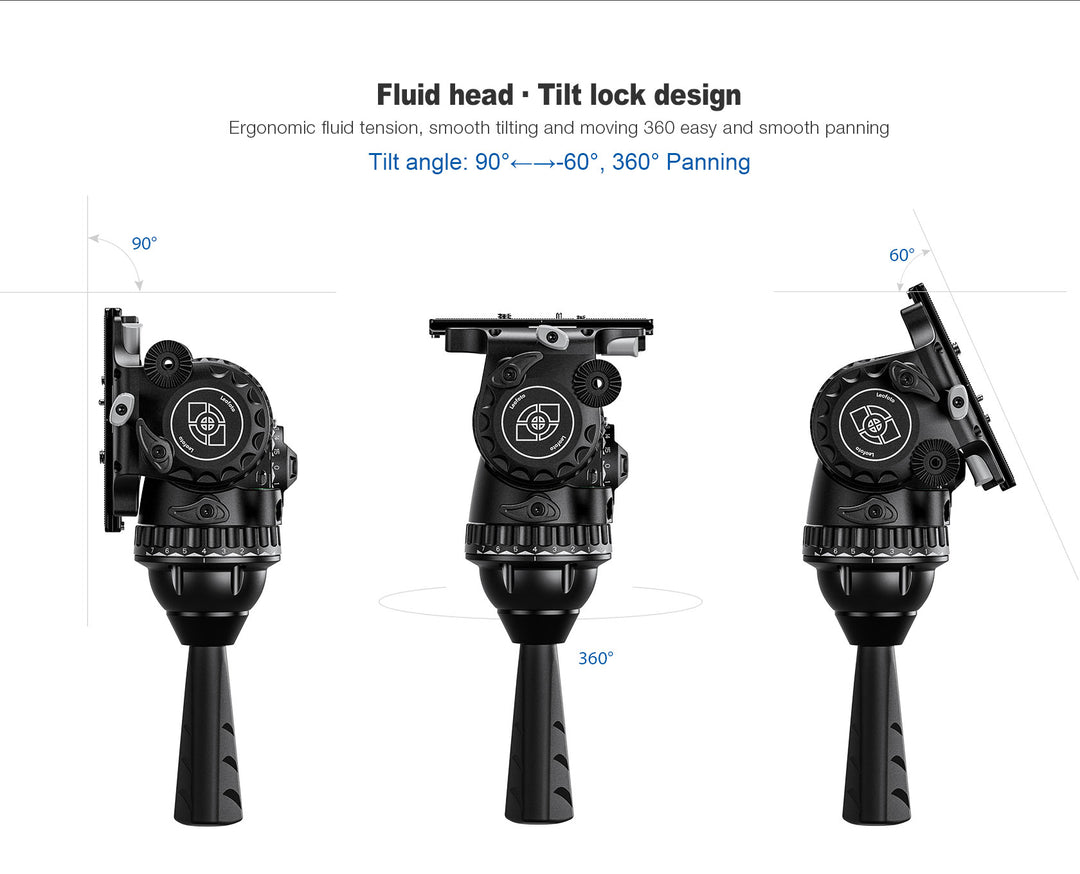 Leofoto FH-20 Professional Fluid Video Head