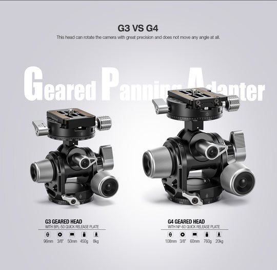 Leofoto G3 Geared Tripod Head