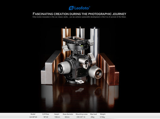 Leofoto G4 Geared Tripod Head