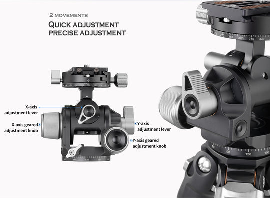 Leofoto G4 Geared Tripod Head