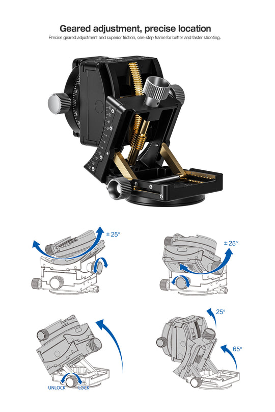Leofoto G6 Precision Geared Head