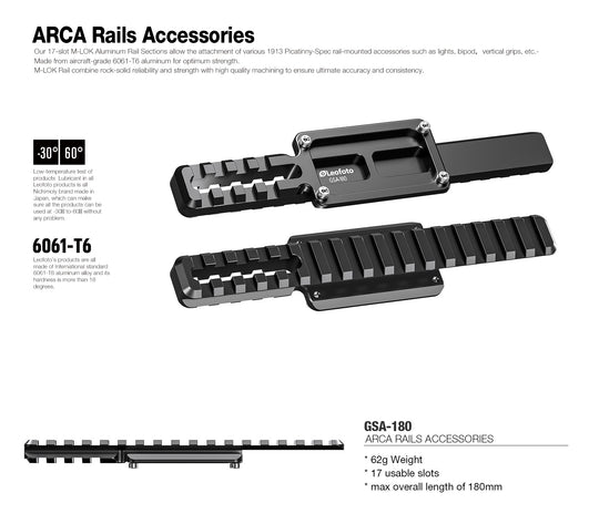 Leofoto GSA Arca Rails