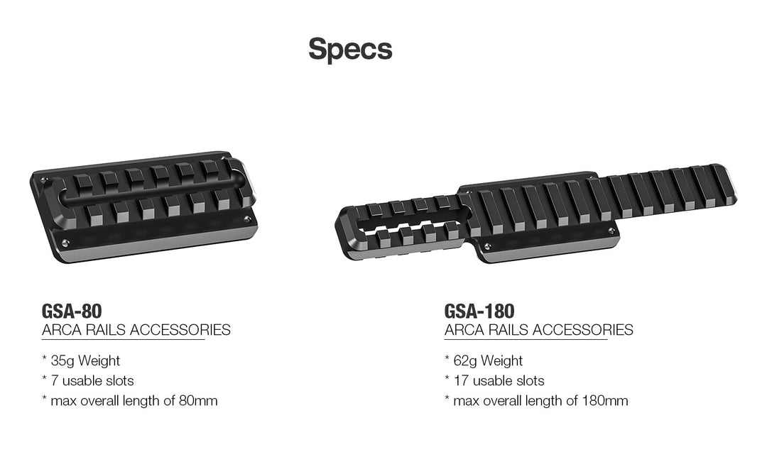 Leofoto GSA Arca Rails