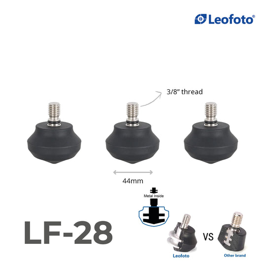 Leofoto LF/LS Rubber Feet for Tripods (Set of 3)