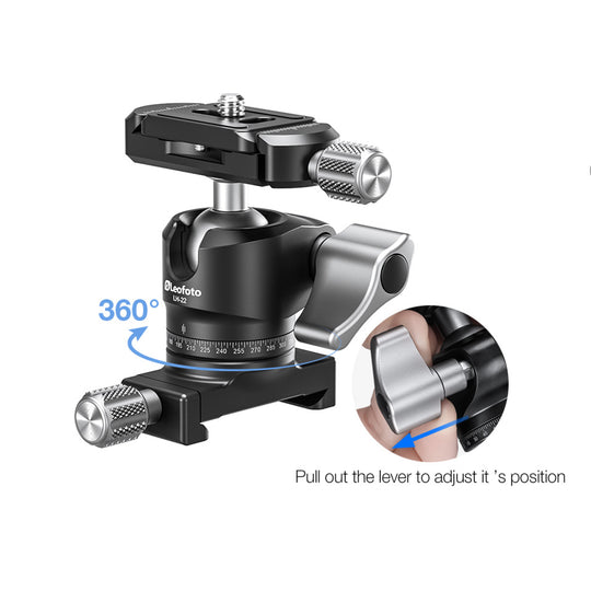 Leofoto LH-22 Low Profile Ballhead (FDM Version)