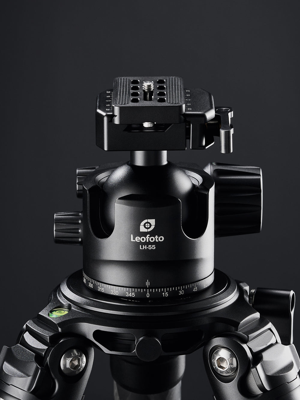 Leofoto LH-55SC Low Profile Ballhead  with Dual Profile Picatinny/Arca Clamp