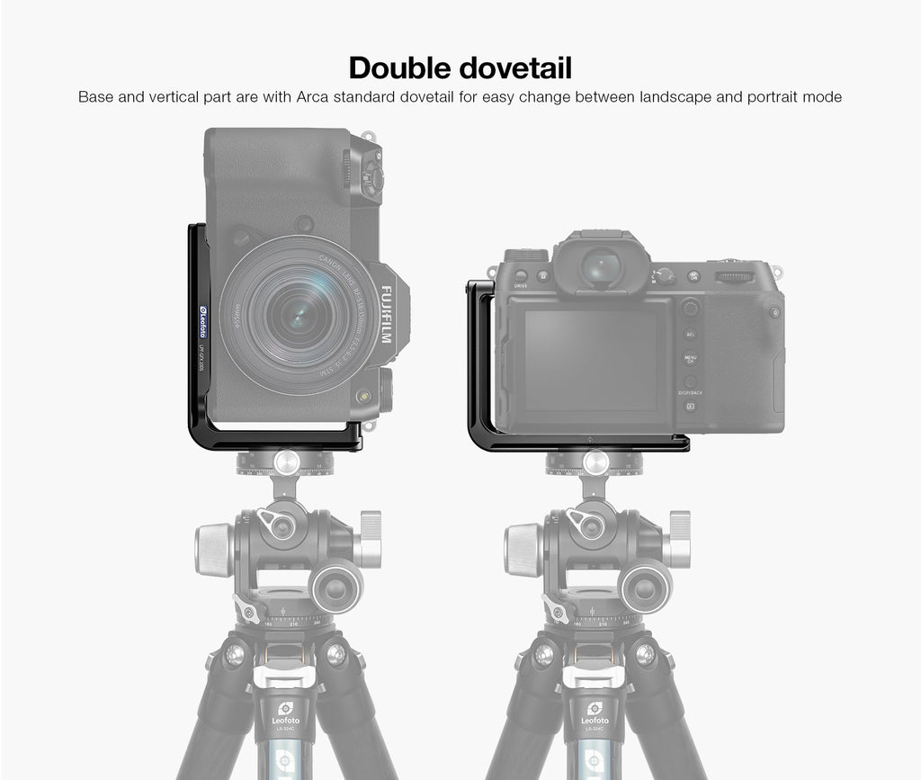 Leofoto LPF-GFX-100S L-Bracket for Fujifilm GFX 100S/GFX 50SII
