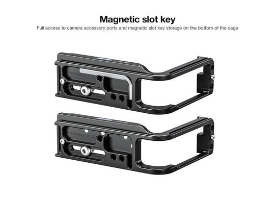 Leofoto LPF-GFX-100S L-Bracket for Fujifilm GFX 100S/GFX 50SII