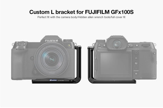 Leofoto LPF-GFX-100S L-Bracket for Fujifilm GFX 100S/GFX 50SII