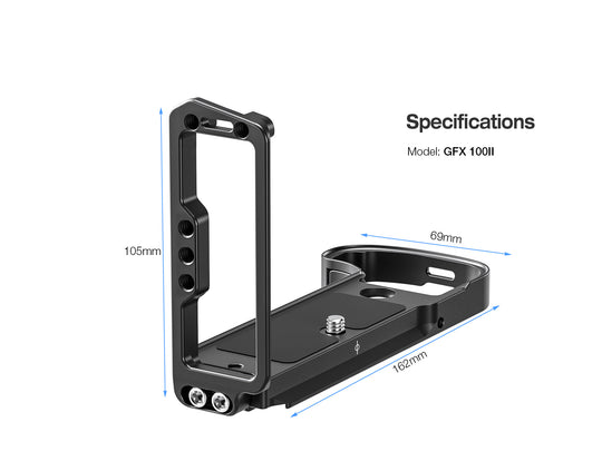 Leofoto LPF-GFX100II L-bracket for Fujifilm GFX100II