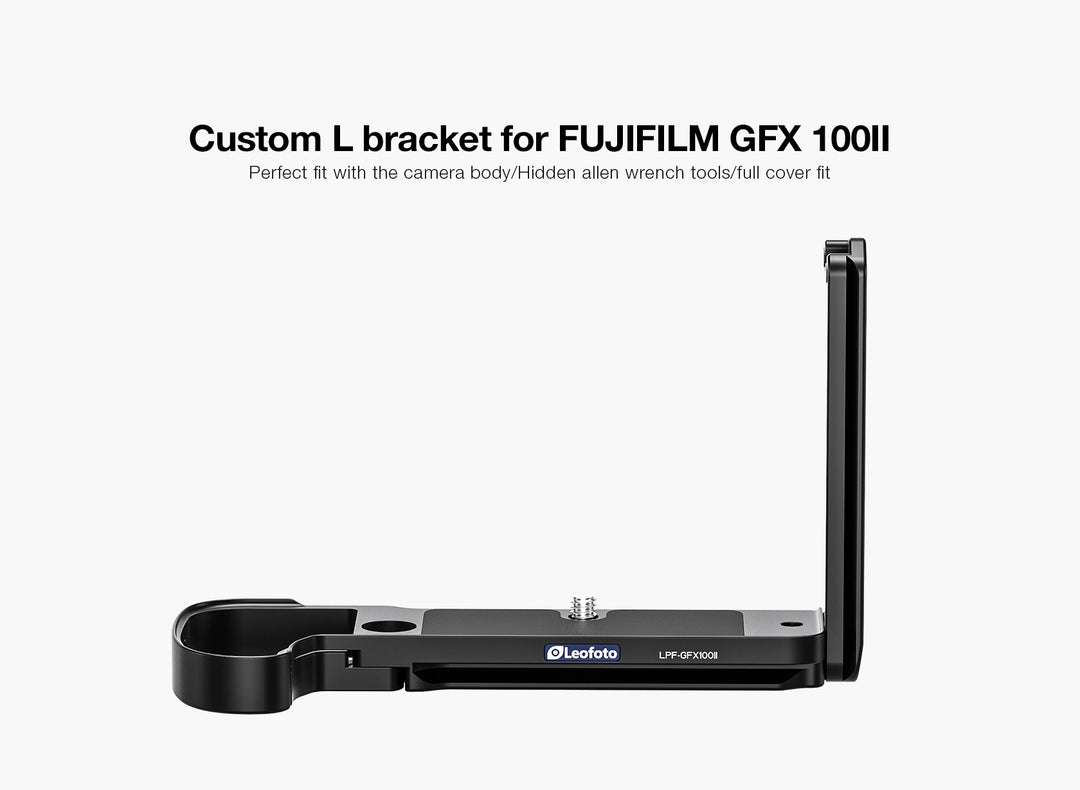 Leofoto LPF-GFX100II L-bracket for Fujifilm GFX100II