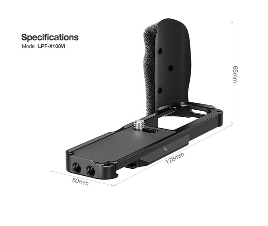 Leofoto LPF-X100VI L-Bracket for Fujifilm X100VI / X100V